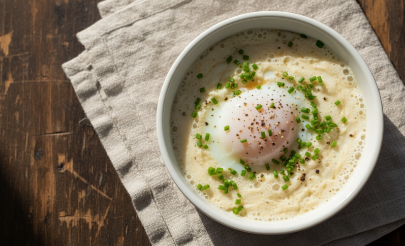 The Midnight Garlic and Cream Cocotte